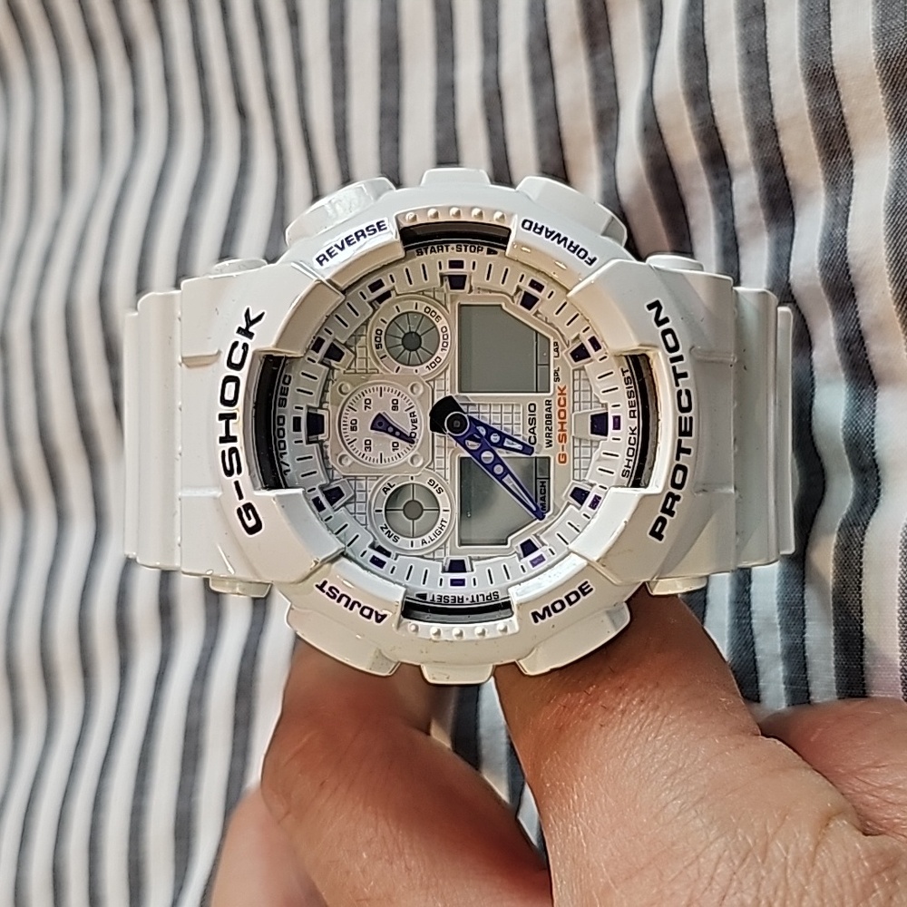 G-Shock Watch, White